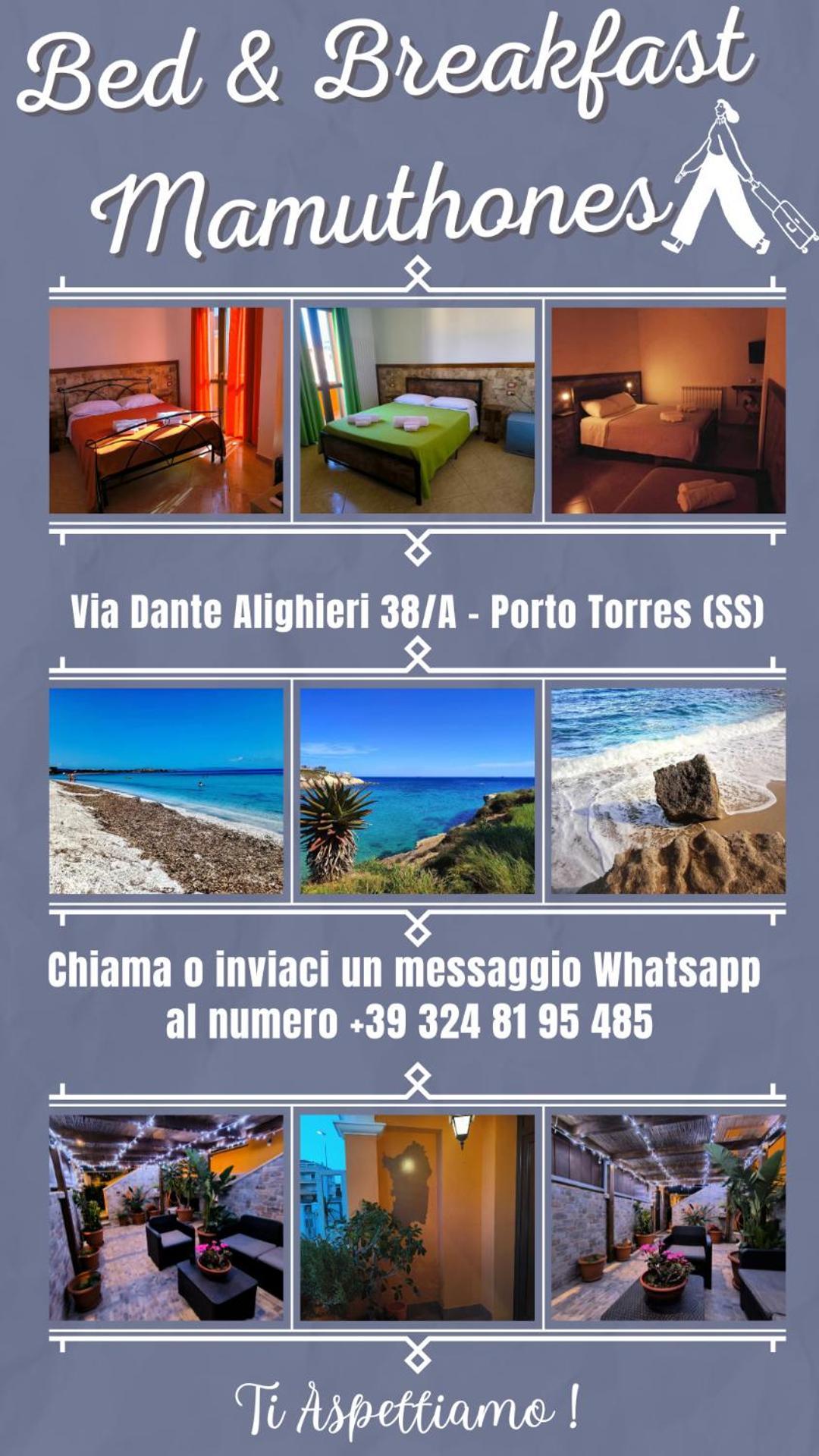 B&B Mamuthones Porto Torres Exteriér fotografie